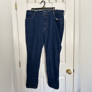 High-Waisted Dark Wash Jeans
